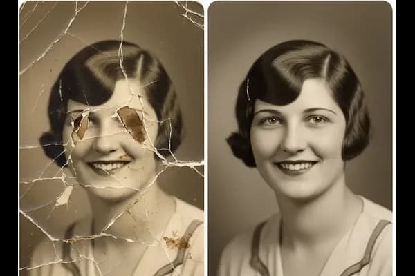 Restored photo